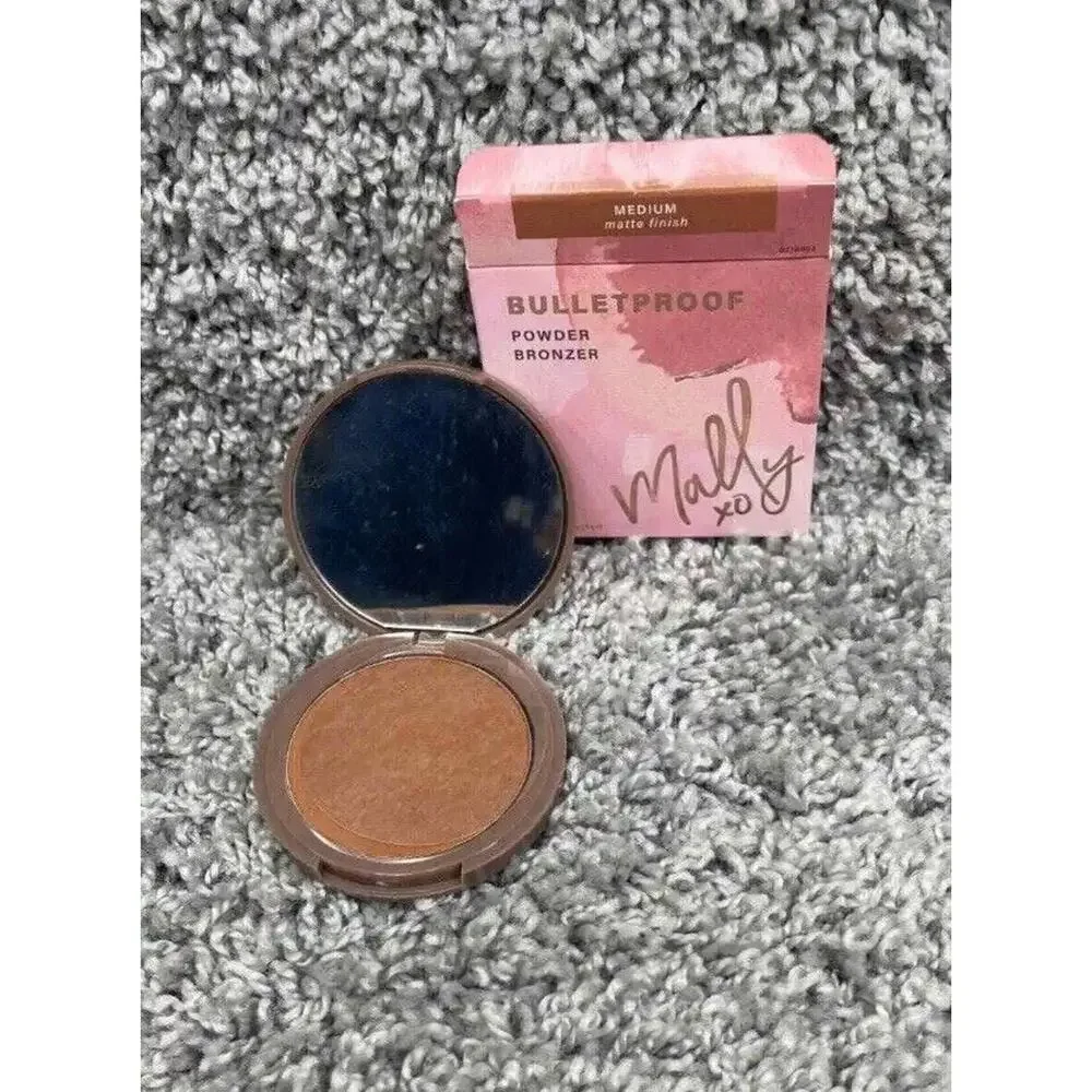Mally Bulletproof Powder Bronzer Medium Matte Finish 3161 0.38 Oz 6 Pack